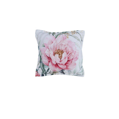 Bianca Coleraine White Floral Printed Cushion 43 x 43cm
