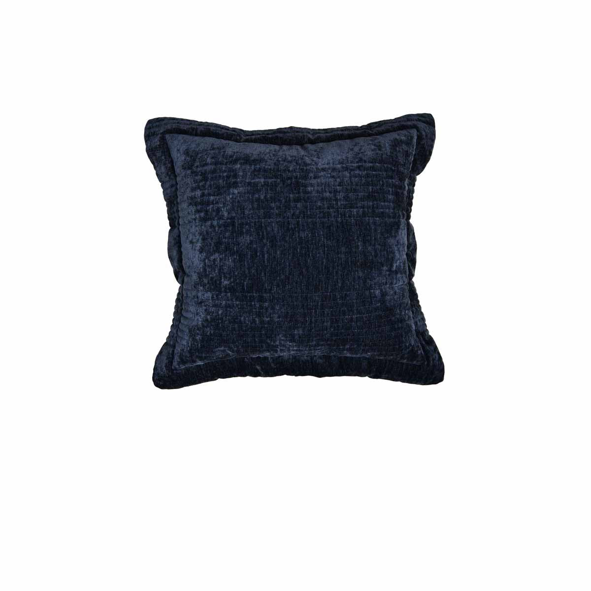 Bianca Cyrano Velvet Square Filled Cushion – Indigo 43 x 43cm