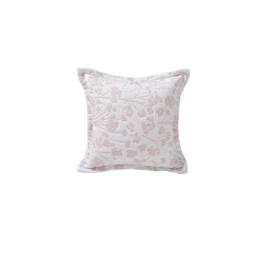 Bianca Myra Blush Floral Cushion 43 x 43cm - Elegant Comfort