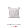 Bianca Myra Blush Floral Cushion 43 x 43cm - Elegant Comfort - SuperSaverAU - view 2