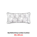 Bianca Myrtleford Grey Lumbar Cushion 30 x 60cm - Filled - SuperSaverAU - view 2