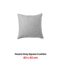 Bianca Pesaro Grey Cotton Quilt Cover Set - SuperSaverAU - view 2