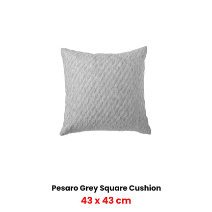 Bianca Pesaro Grey Cotton Quilt Cover Set