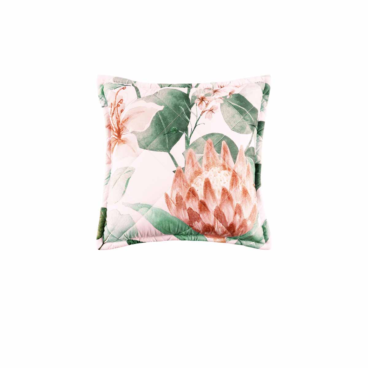 Bianca Sidney Square Filled Cushion – Blush Floral 43 x 43cm
