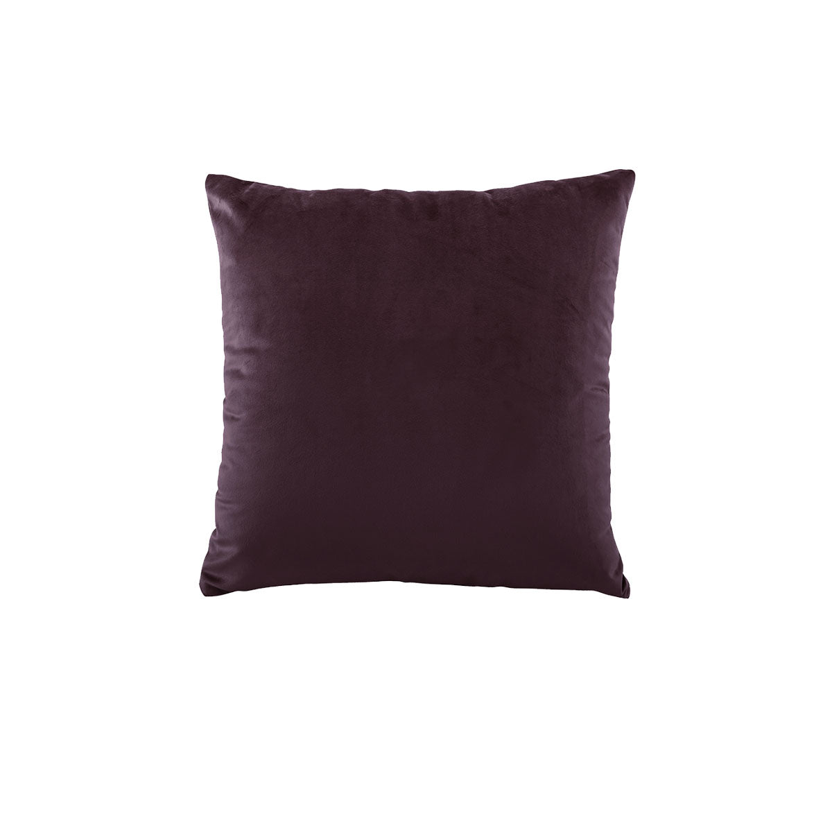 Bianca Vivid Coordinates Velvet Cushion - Plum, 43 x 43cm