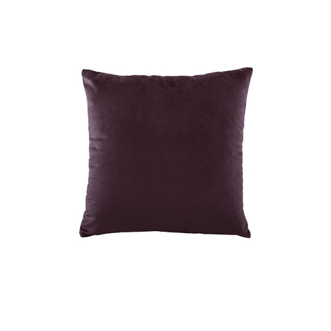 Bianca Vivid Coordinates Velvet Cushion - Plum, 43 x 43cm
