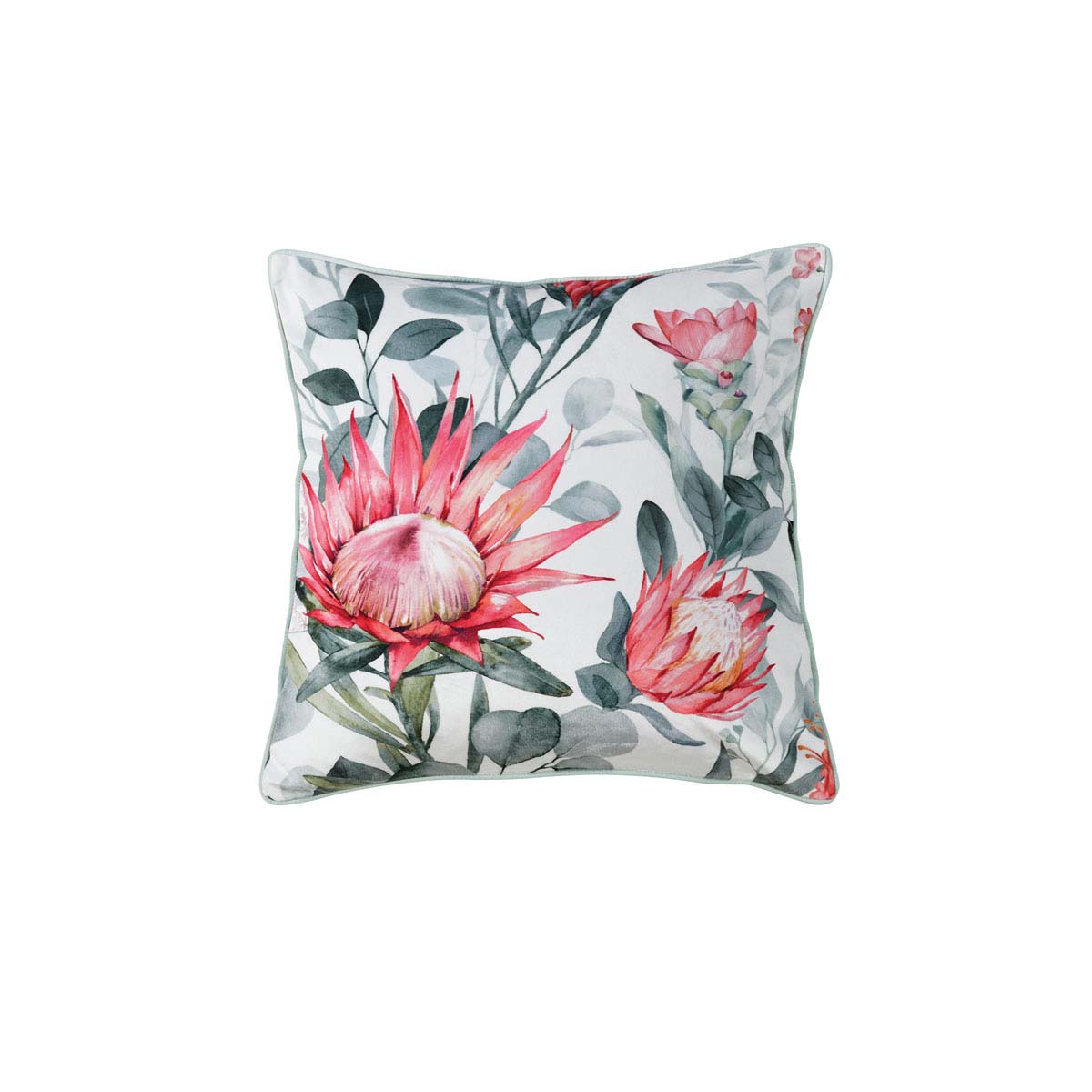 Bianca Wellingrove White Velvet Cushion 43 x 43cm - SuperSaverAU - view 1