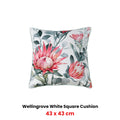 Bianca Wellingrove White Velvet Cushion 43 x 43cm - SuperSaverAU - view 2