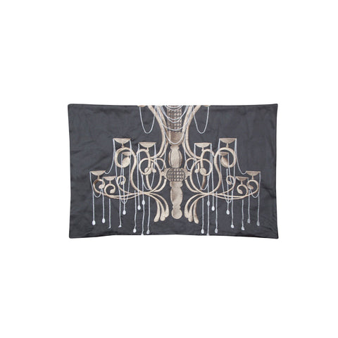 Bianca Maddox Oblong Cushion Cover 45 x 30 cm - Chandelier Embroidery Design - SuperSaverAU - view 1