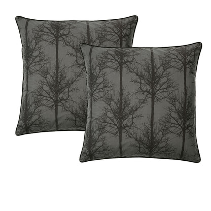 Bianca Alpine Stag Taupe European Pillowcases 65x65cm - Printed Design