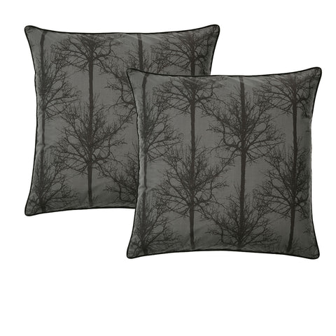Bianca Alpine Stag Taupe European Pillowcases 65x65cm - Printed Design - SuperSaverAU - view 1