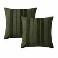 Bianca Avery Forest Chenille Stripe European Pillowcases – 65 x 65cm Pair