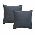 Bianca Hallston Charcoal Cotton European Pillowcases – 65 x 65cm Pair
