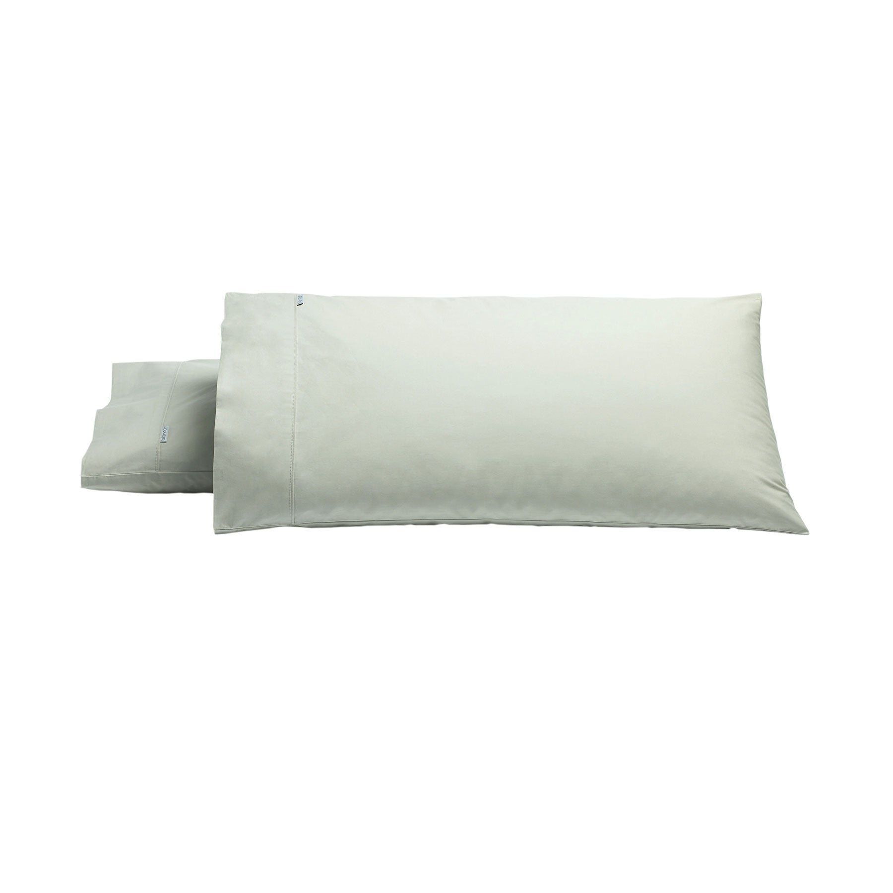 Bianca Heston Cotton Percale King Pillowcases 300TC Silver - 2 Pack - SuperSaverAU - view 1