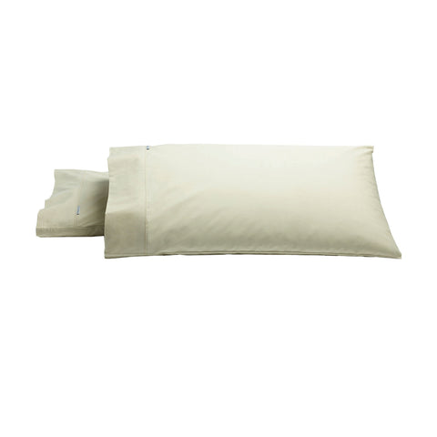 Bianca Heston Cotton Percale King Pillowcases 300TC - Solid Colour, 2 Pack - SuperSaverAU - view 1