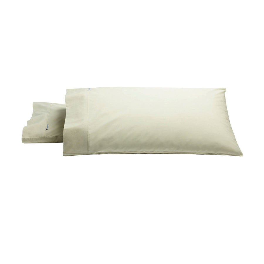 Bianca Heston Cotton Percale King Pillowcases 300TC - Solid Colour, 2 Pack - SuperSaverAU - view 1