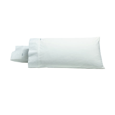 Bianca Heston Cotton Percale King Pillowcases 300TC - White, 2 Pack - SuperSaverAU - view 1