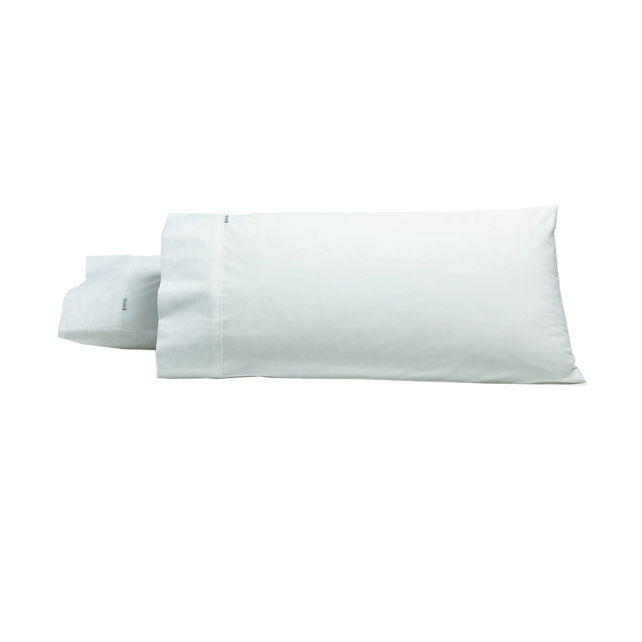 Bianca Heston Cotton Percale King Pillowcases 300TC - White, 2 Pack - SuperSaverAU - view 1