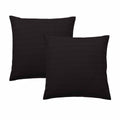 Bianca Kahlani Chocolate Waffle European Pillowcases – 65 x 65cm Pair