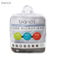 Bianca Pure Microfibre All Seasons Quilt 245x210cm - 550GSM, Cotton Cover - SuperSaverAU - view 1