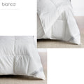 Bianca Pure Microfibre All Seasons Quilt 245x210cm - 550GSM, Cotton Cover - SuperSaverAU - view 3