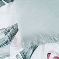 Bianca Abbey Green Cotton Sateen Tropical Floral Quilt Cover Set – Queen