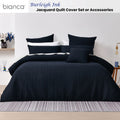 Bianca Burleigh Ink Jacquard Quilt Cover Set – King