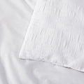 Bianca Cosmo Chenille Geometric Quilt Cover Set - White, King