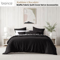 Bianca Kahlani Chocolate Waffle Quilt Cover Set – Queen