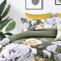 Bianca Makayla Cotton Sateen Quilt Cover Set - Floral Print, 180 x 210cm - SuperSaverAU - view 3