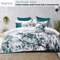 Bianca Sherbrooke White Cotton Sateen Quilt Cover Set Queen - Tree Branch Design - SuperSaverAU - view 2