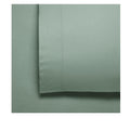 Bianca Fletcher Flannelette Cotton Sheet Set 40cm Wall Sage Queen - SuperSaverAU - view 1