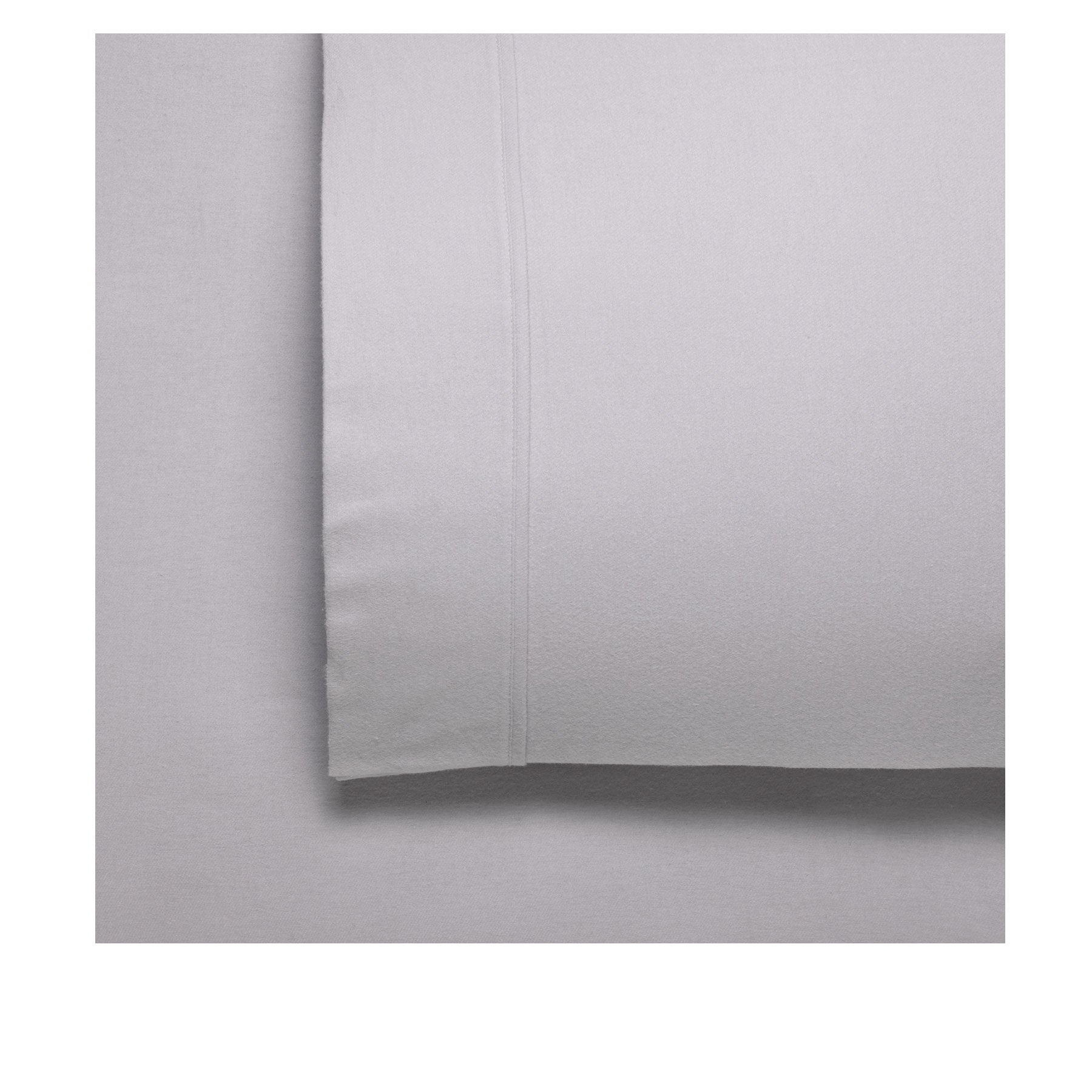 Bianca Fletcher Flannelette Cotton Sheet Set – Stone Super King, 170GSM