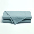 Bianca Heston Cotton Percale Sheet Set – Steel Blue King Single, 300TC