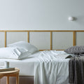 Bianca Natural Sleep Recycled Cotton and Bamboo Sheet Set White Split King - SuperSaverAU - view 1