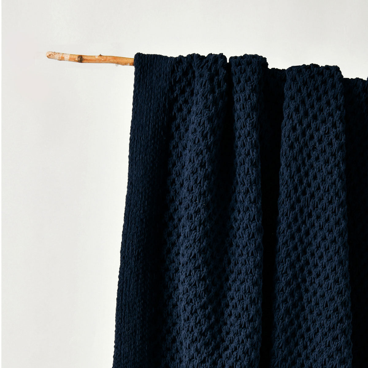 Bianca Sofala Chenille Throw Rug – Indigo 130 x 170cm