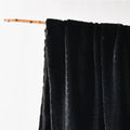 Bianca Tambar Faux Fur Throw Rug – Black 130 x 170cm