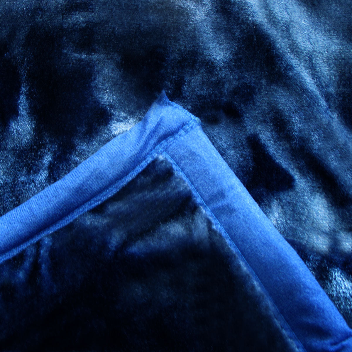 Faux Mink Blanket 675gsm 2 Ply Queen 200x240 cm - Solid Plum Design - SuperSaverAU - view 2