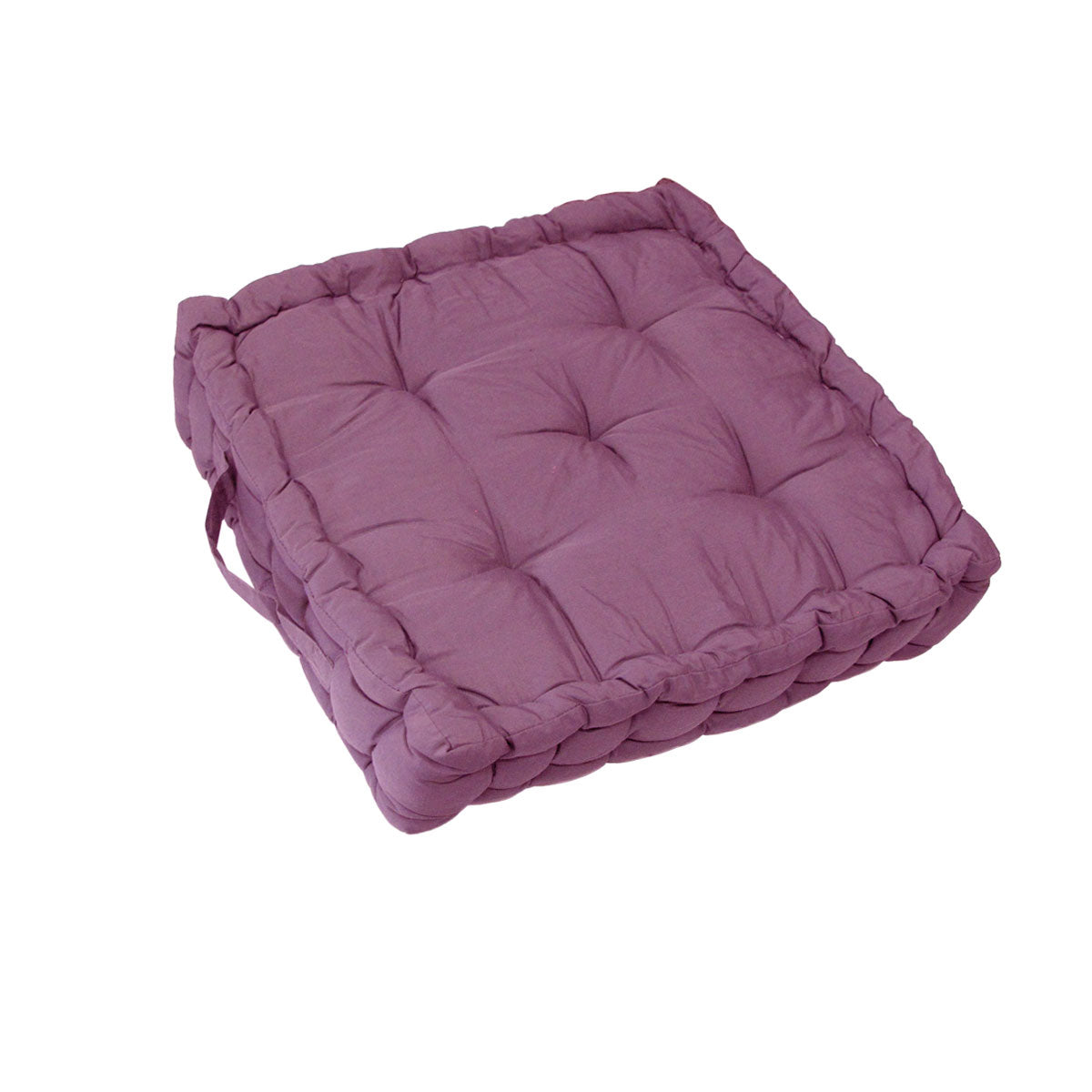 Dusty Pink 1 Pc Floor Box Cushion Pad 40 x 40 + 8 cm - Soft & Easy to Clean - SuperSaverAU - view 1
