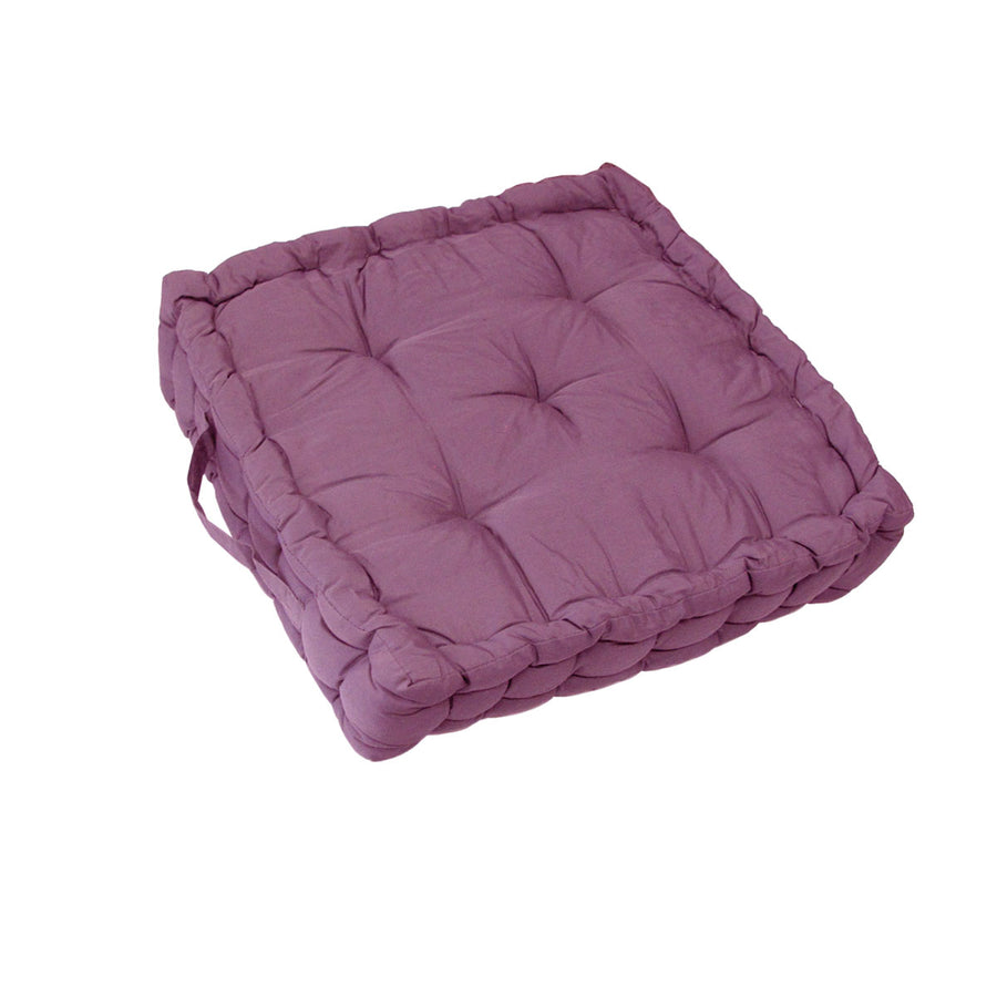 Dusty Pink 1 Pc Floor Box Cushion Pad 40 x 40 + 8 cm - Soft & Easy to Clean - SuperSaverAU - view 1