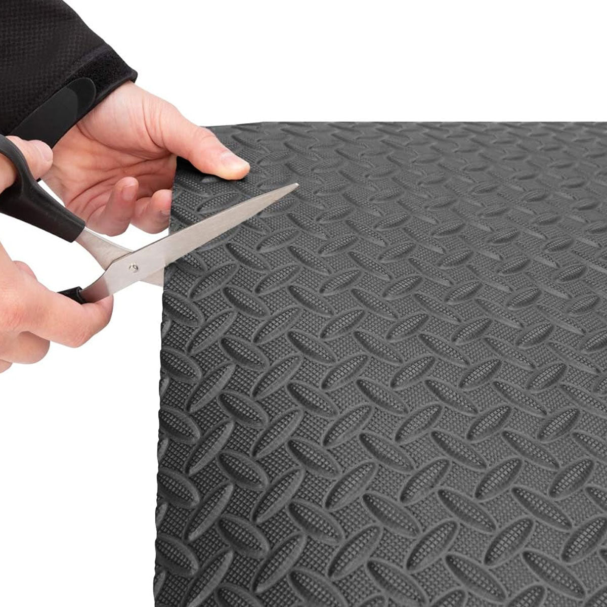 Premium Tool Masters Anti-Fatigue Grip Mat Roll - Charcoal, 236 x 117cm