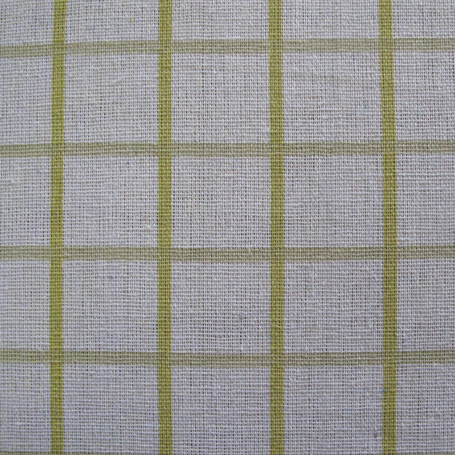 Cotton Grid Checks Oblong Table Cloth Yellow 130 x 180 cm - Checkered Design - SuperSaverAU - view 1