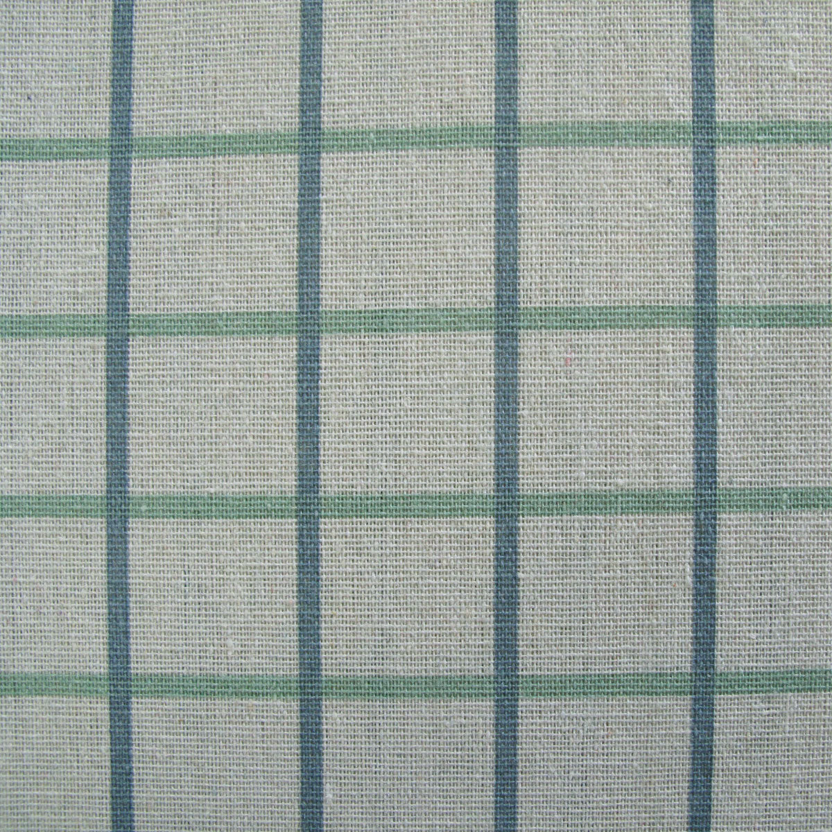 Cotton Grid Checks Oblong Table Cloth Blue 150 x 230 cm - Checkered Design - SuperSaverAU - view 1