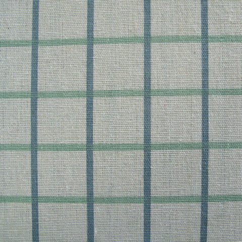 Cotton Grid Checks Oblong Table Cloth Blue 150 x 230 cm - Checkered Design - SuperSaverAU - view 1