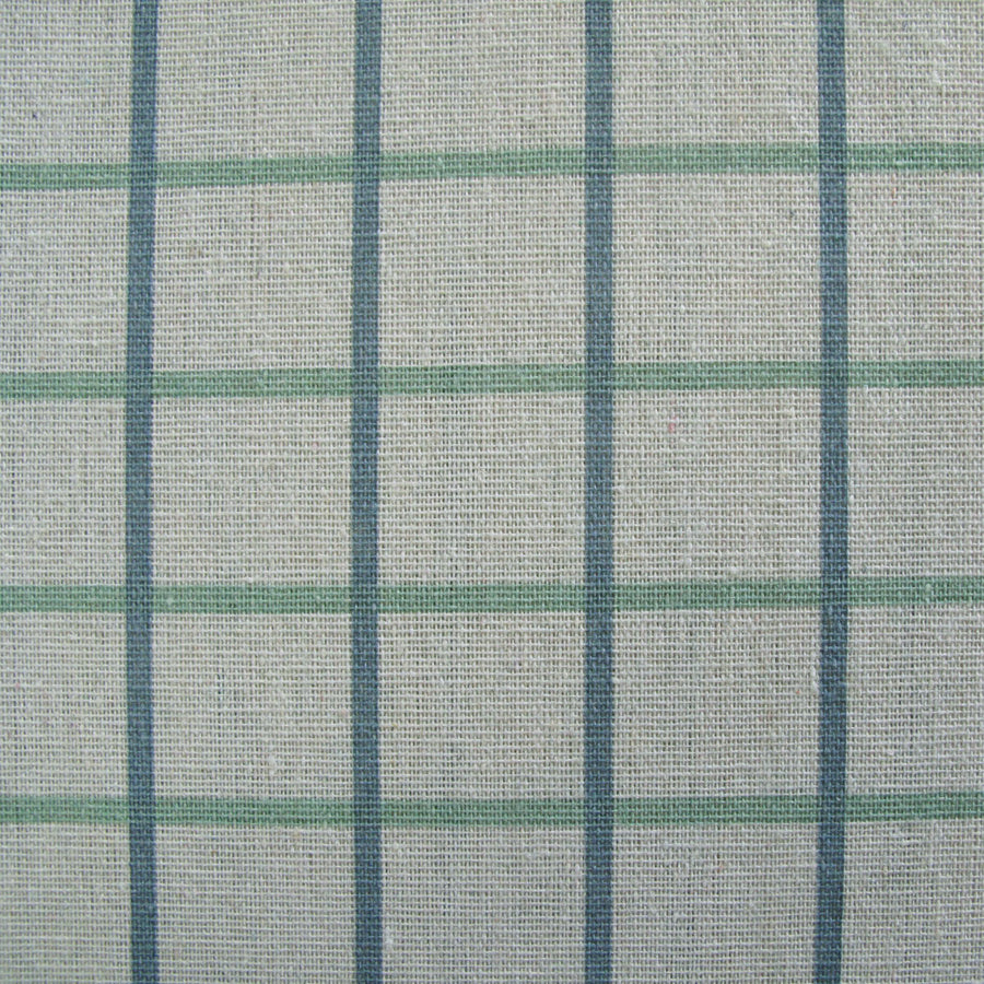 Cotton Grid Checks Oblong Table Cloth Blue 150 x 230 cm - Checkered Design - SuperSaverAU - view 1