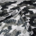 Boys Cool Ultra Soft Coral Fleece Throw 127 x 152cm Army Camouflage - SuperSaverAU - view 1