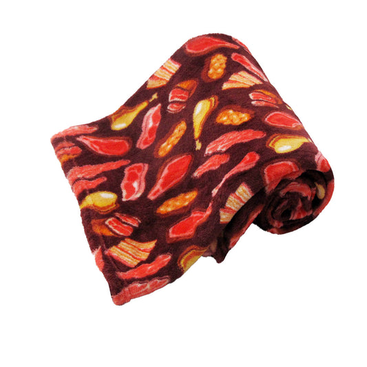 Boys Cool Ultra Soft Coral Fleece Throw 127 x 152cm - Meatarian Design