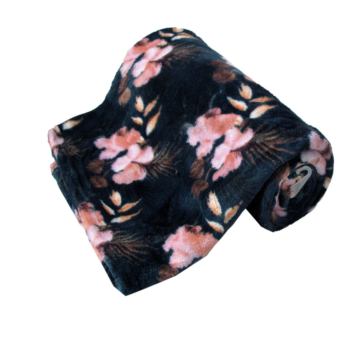 Roxy 190GSM Fashion Printed Ultra Soft Coral Fleece Throw 127 x 152cm