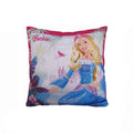 Disney Barbie Filled Square Cushion - 40 x 40 cm, Printed Design, Machine Washable - SuperSaverAU - view 1