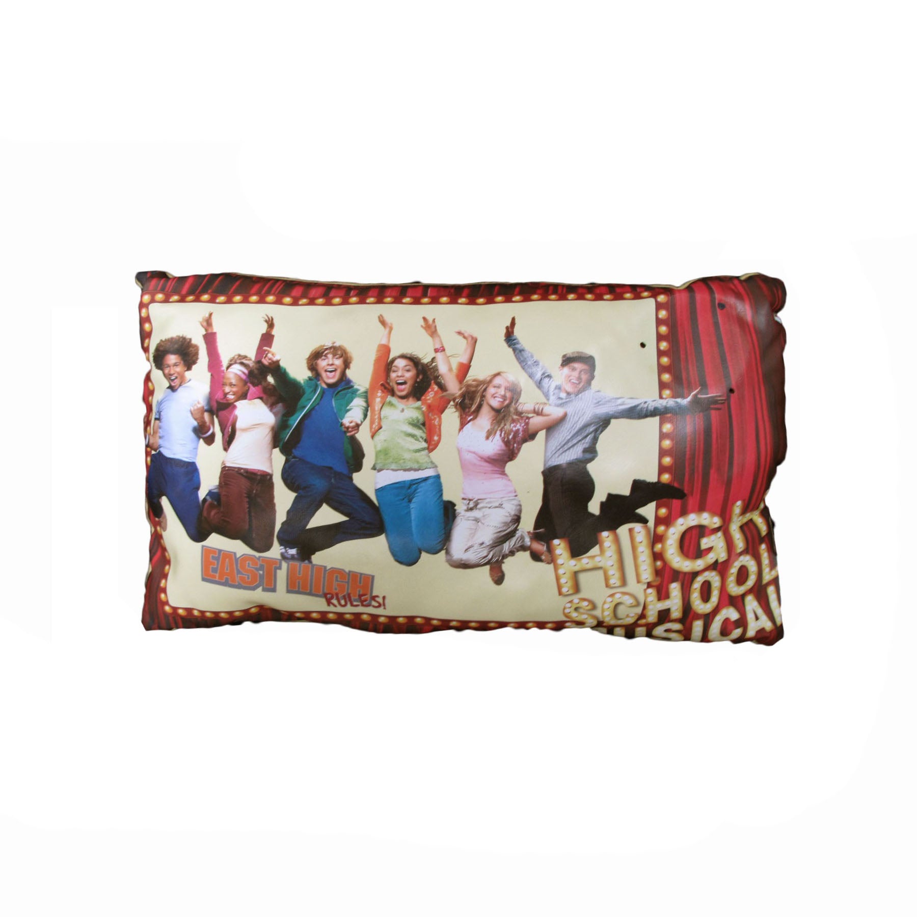 Disney High School Musical Filled Cushion - 40 x 28 cm, Polyester, Multi Color - SuperSaverAU - view 1